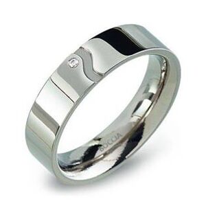 BOCCIA® Dámský titanový prsten s diamantem 0147-02 - velikost 53 - 0147-0253
