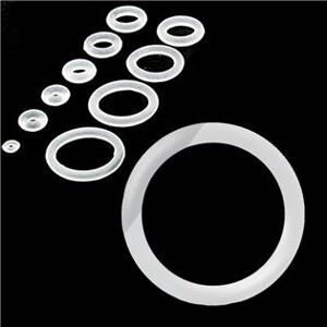 Šperky4U Piercing - náhradní průhledná gumička na plug - ND01021-C-04