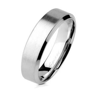 Spikes USA Ocelový prsten matný - velikost 55 - OPR1393-6-55