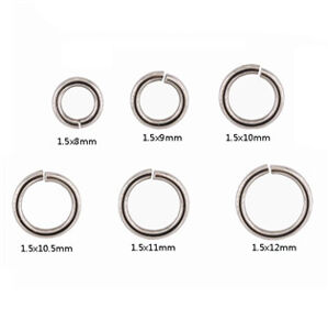 Šperky4U Ocelový kroužek tl. 1,5 mm - OK1484-1509