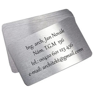 Šperky4U Nerezová dveřní tabulka / vizitka s laserovou rytinou textu - DD0001