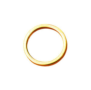 Šperky4U Ocelová komponenta na na náramek - kroužek 15mm - OK1314-GD