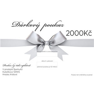 Šperky4U Tištěný dárkový poukaz - DP01-2000