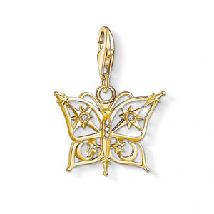 THOMAS SABO přívěsek charm Butterfly star & moon gold 1853-414-14