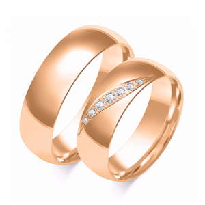 SOFIA zlatý dámský snubní prsten ZSO-350WRG