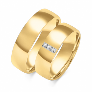 SOFIA zlatý pánský snubní prsten ZSO-121MYG