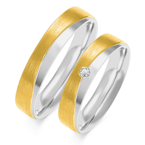 SOFIA zlatý pánský snubní prsten ZSOP-9MYG+WG