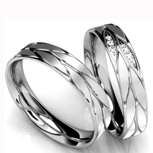 ALTAR ocelové snubní prsteny ALOC1087