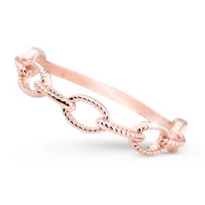 Cutie Jewellery Moderní prsten z růžového zlata Z5029-X-4 62 mm