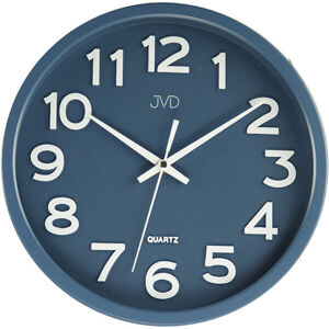 JVD Nástěnné hodiny s tichým chodem HX2413 Grey